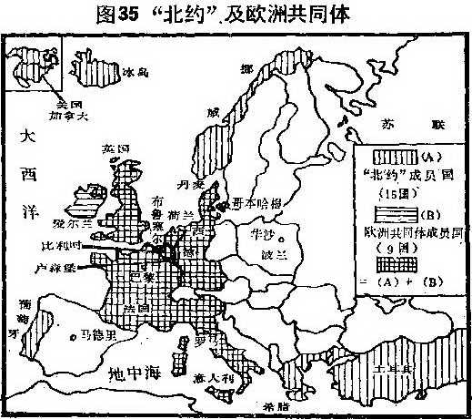 图35"北约"及欧洲共同体